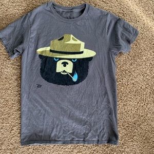 Smokey the bear t shirt